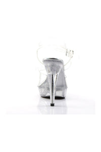 Fabulicious COCKTAIL-508MG Sandal in Clear Vinyl