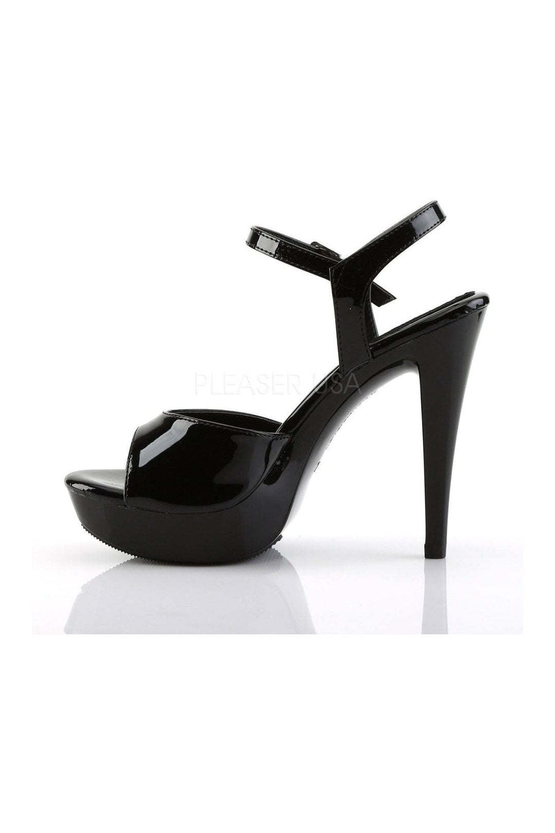 COCKTAIL-509 Platform Sandal | Black Patent-Fabulicious-Sandals-SEXYSHOES.COM
