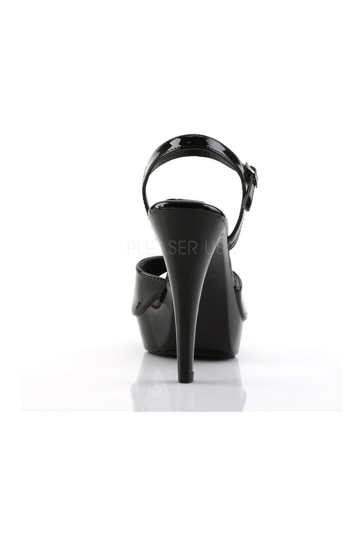 COCKTAIL-509 Platform Sandal | Black Patent-Fabulicious-Sandals-SEXYSHOES.COM