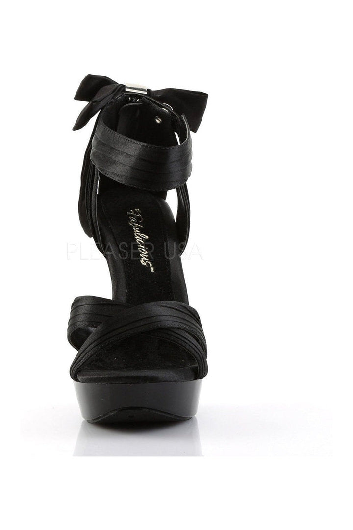 COCKTAIL-568 Sandal | Black Fabric