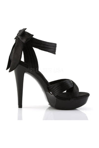 Fabulicious COCKTAIL-568 Sandal in Black Fabric