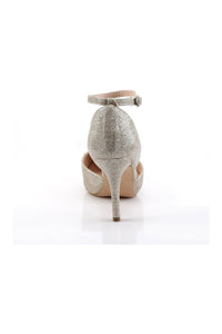 Fabulicious COVET-03 Pump in Nude Fabric