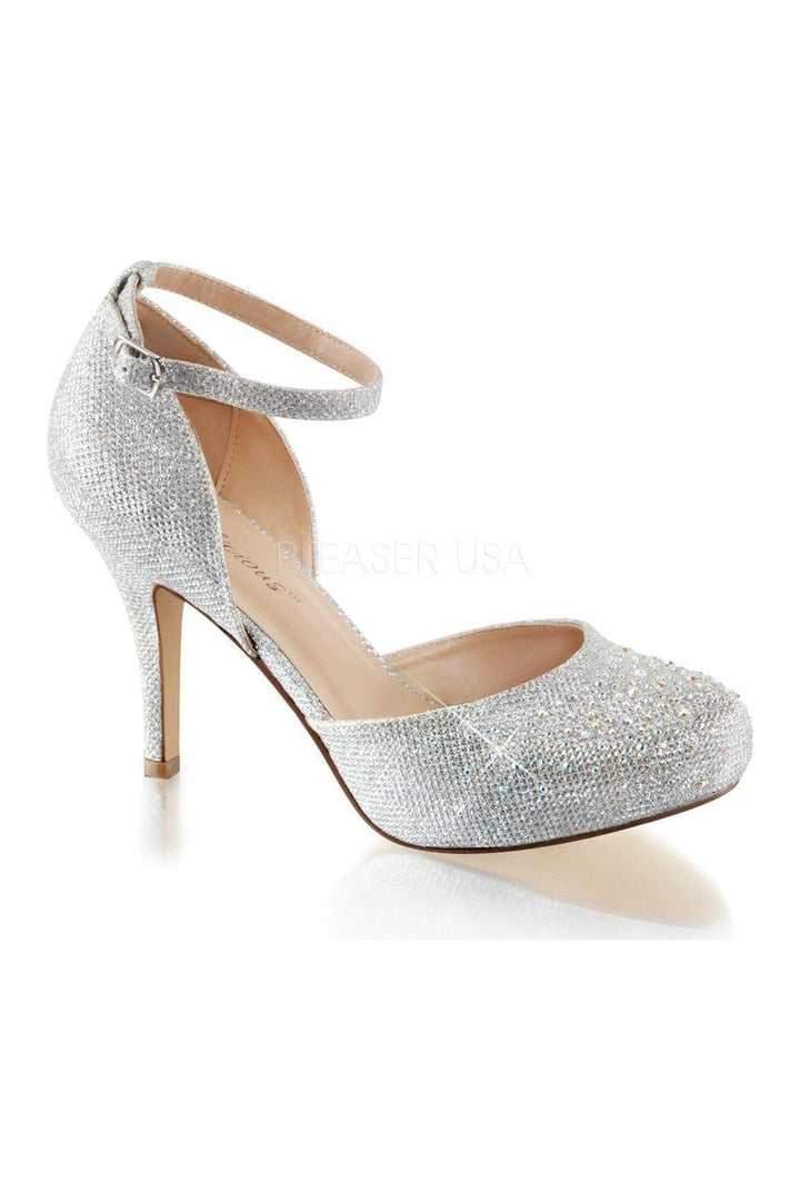 COVET-03 Pump | Silver Fabric-Fabulicious-Silver-Pumps-SEXYSHOES.COM