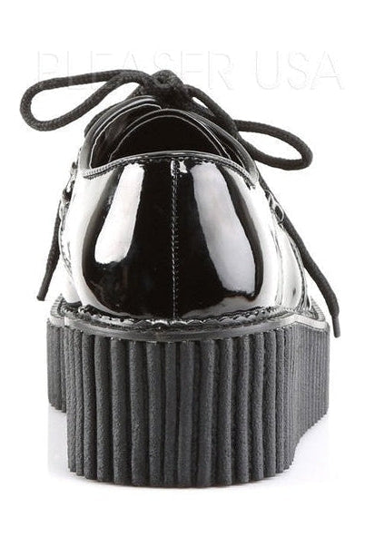 CREEPER-108 Demonia Shoe | Black Patent-Demonia-Creepers-SEXYSHOES.COM