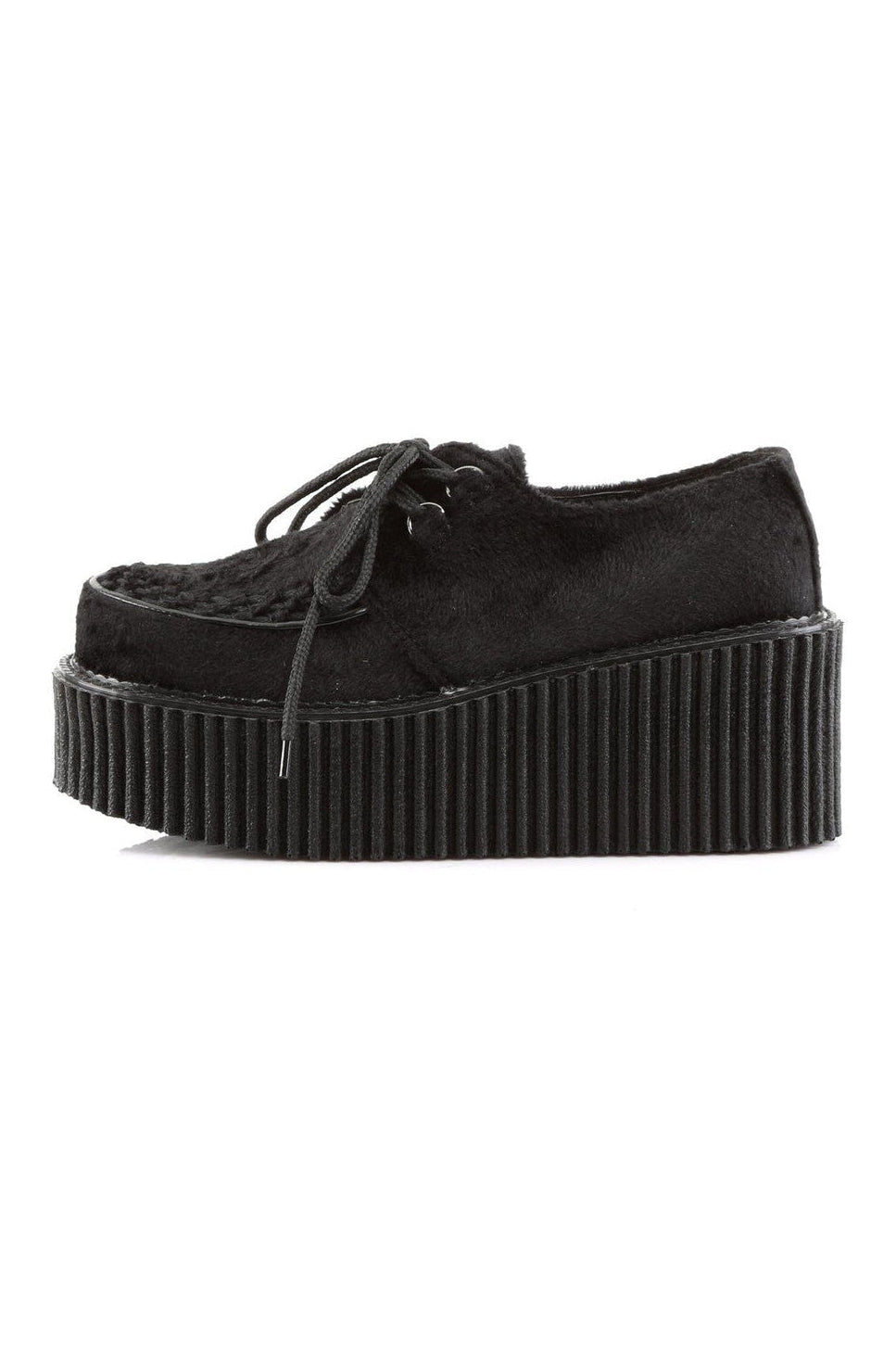 Demonia CREEPER-202 Creepers in Black Faux Leather