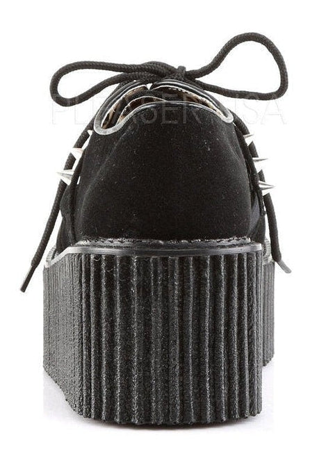 CREEPER-206 Demonia Shoe | Black Fabric-Demonia-Creepers-SEXYSHOES.COM