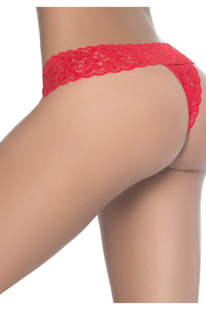 Crotchless Thong | Red-Mapale-SEXYSHOES.COM