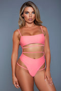 Cut Out Front One Piece Swimsuit