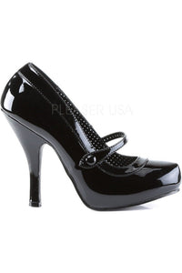Pin Up Couture CUTIEPIE-02 Pump in Black Patent