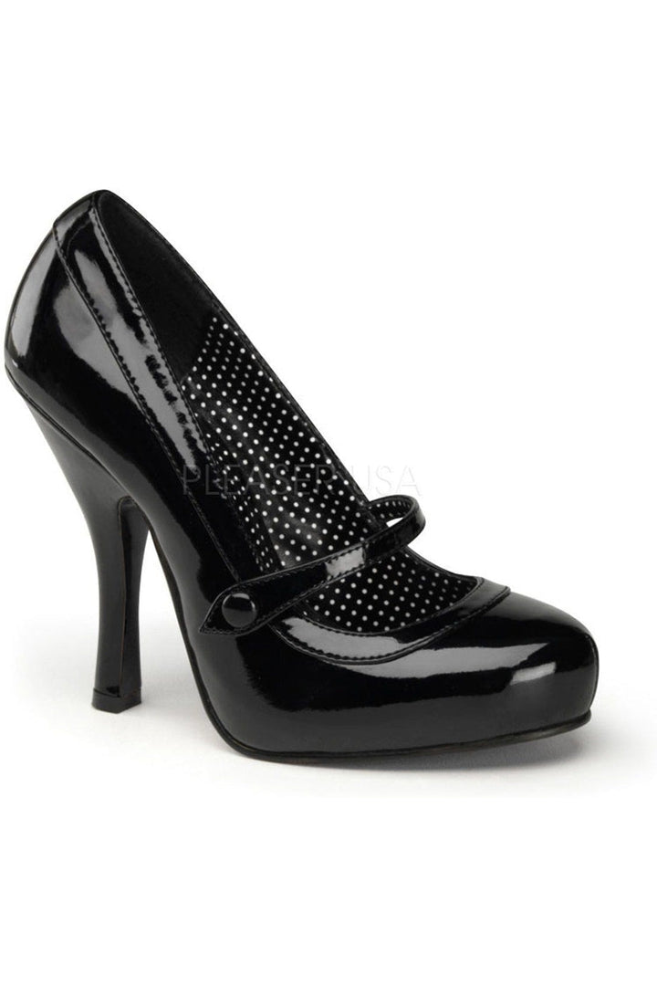 CUTIEPIE-02 Pump | Black Patent-Pin Up Couture-Black-Mary Janes-SEXYSHOES.COM