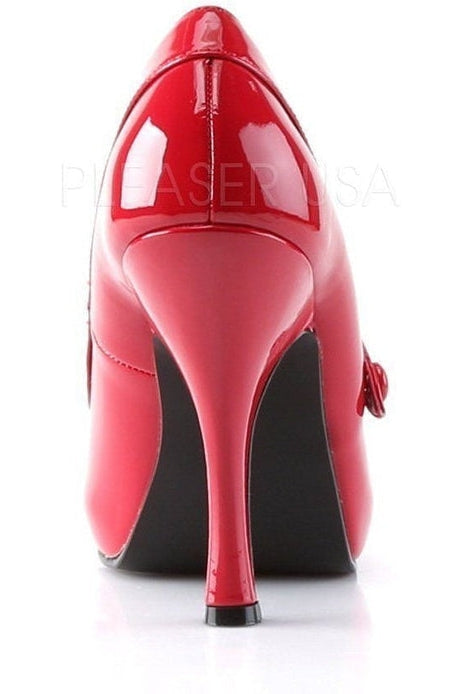 CUTIEPIE-02 Pump | Red Patent-Pin Up Couture-Mary Janes-SEXYSHOES.COM