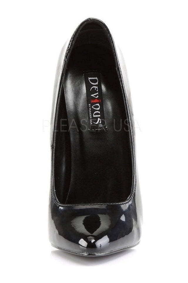 DAGGER-01 Pump | Black Patent-Pumps- Stripper Shoes at SEXYSHOES.COM