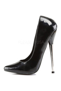 Devious DAGGER-01 Pump in Black Patent