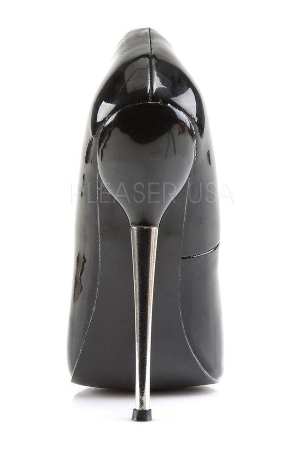 DAGGER-01 Pump | Black Patent-Pumps- Stripper Shoes at SEXYSHOES.COM