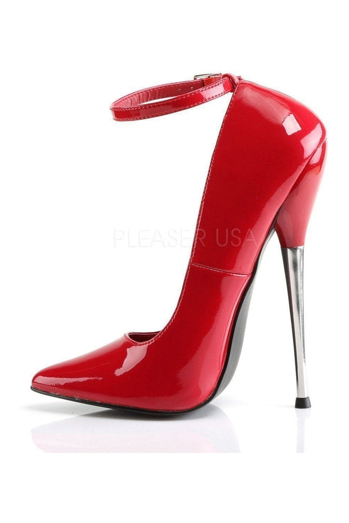 DAGGER-12 Pump | Red Patent-Pumps- Stripper Shoes at SEXYSHOES.COM