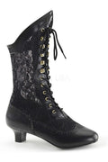 DAME-115 Ankle Boot | Black Lace