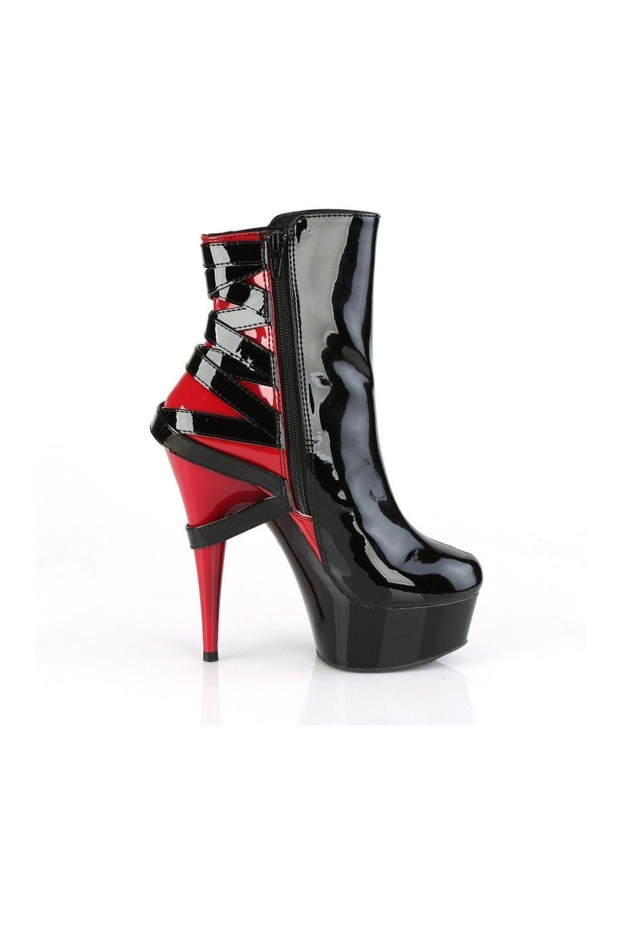 Pleaser DELIGHT-1012 Exotic Boot in Black Patent