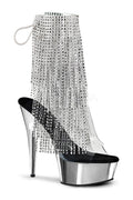 DELIGHT-1017RSF Platform Boot  | Clear Vinyl