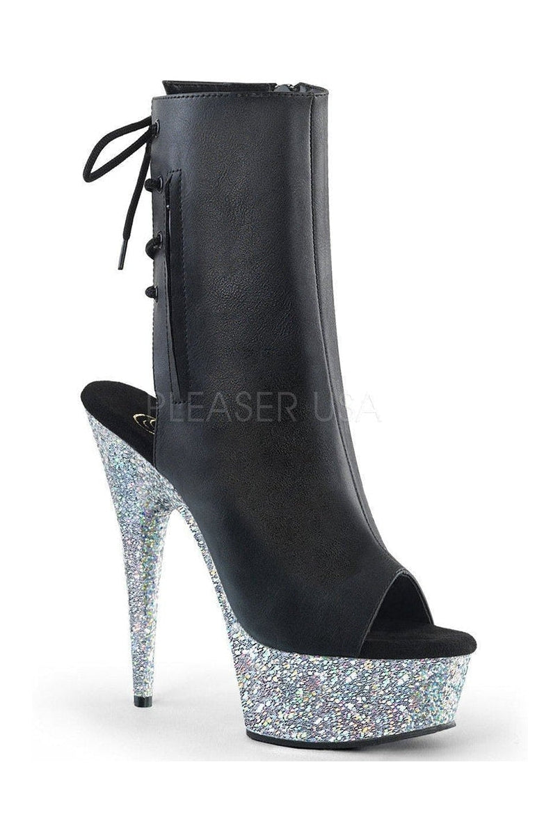 Pleaser Black Ankle Boots Platform Stripper Shoes | Buy at Sexyshoes.com