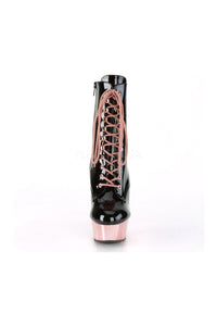 Pleaser DELIGHT-1020 Platform Ankle Boot in Black Patent