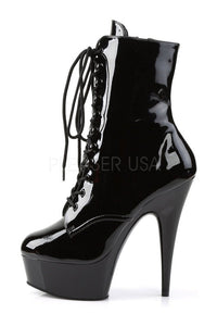 Pleaser DELIGHT-1020 Platform Boot in Black Patent