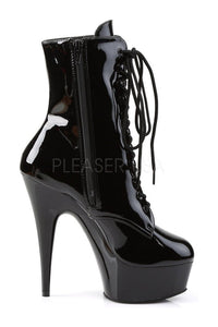 Pleaser DELIGHT-1020 Platform Boot in Black Patent