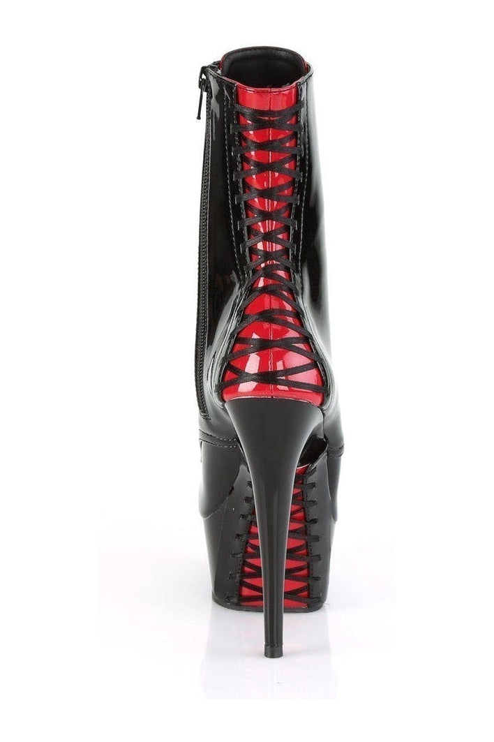 Pleaser DELIGHT-1020FH Exotic Boot in Black Patent