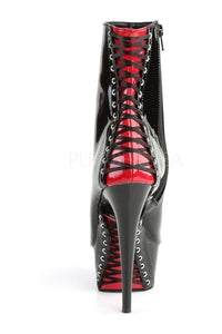 Pleaser DELIGHT-1025 Platform Boot in Black Patent