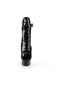 Pleaser DELIGHT-1033 Platform Boot in Black Patent