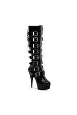 DELIGHT-2049 Platform Boot  | Black Patent