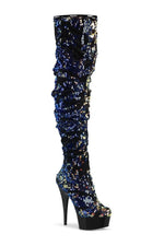 DELIGHT-3004 Exotic Pump | Blue Sequins