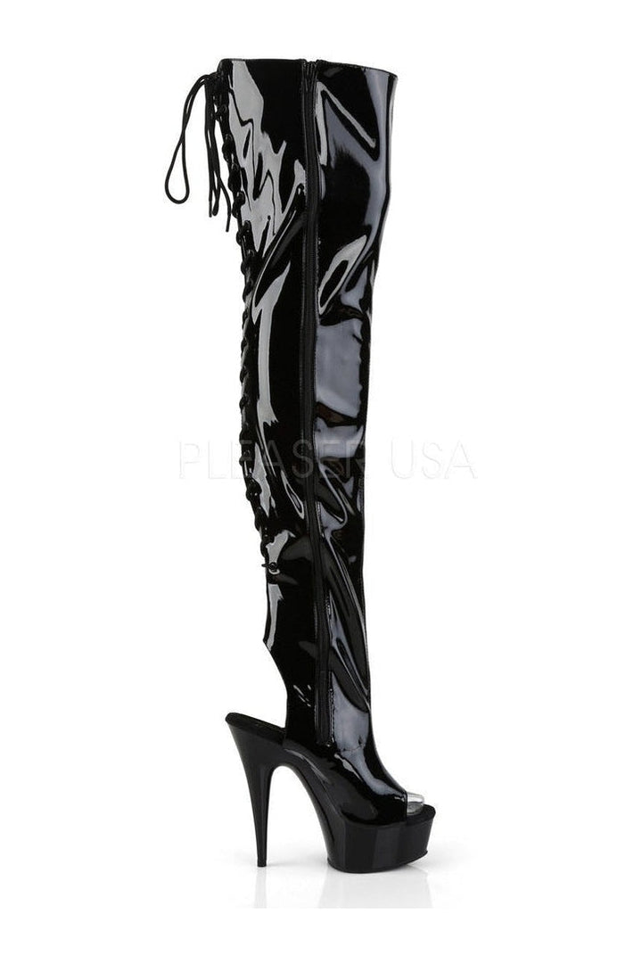 Pleaser Thigh Boots Platform Stripper Shoes | Buy at Sexyshoes.com