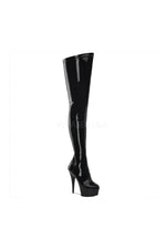 DELIGHT-4000 Platform Boot  | Black Patent