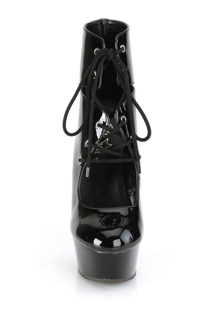 DELIGHT-600-22 Exotic Boot | Black Patent
