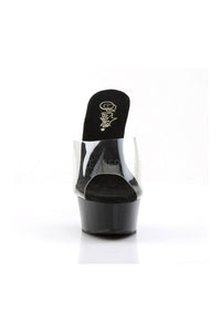Pleaser DELIGHT-601 Platform Slide in Black Vinyl