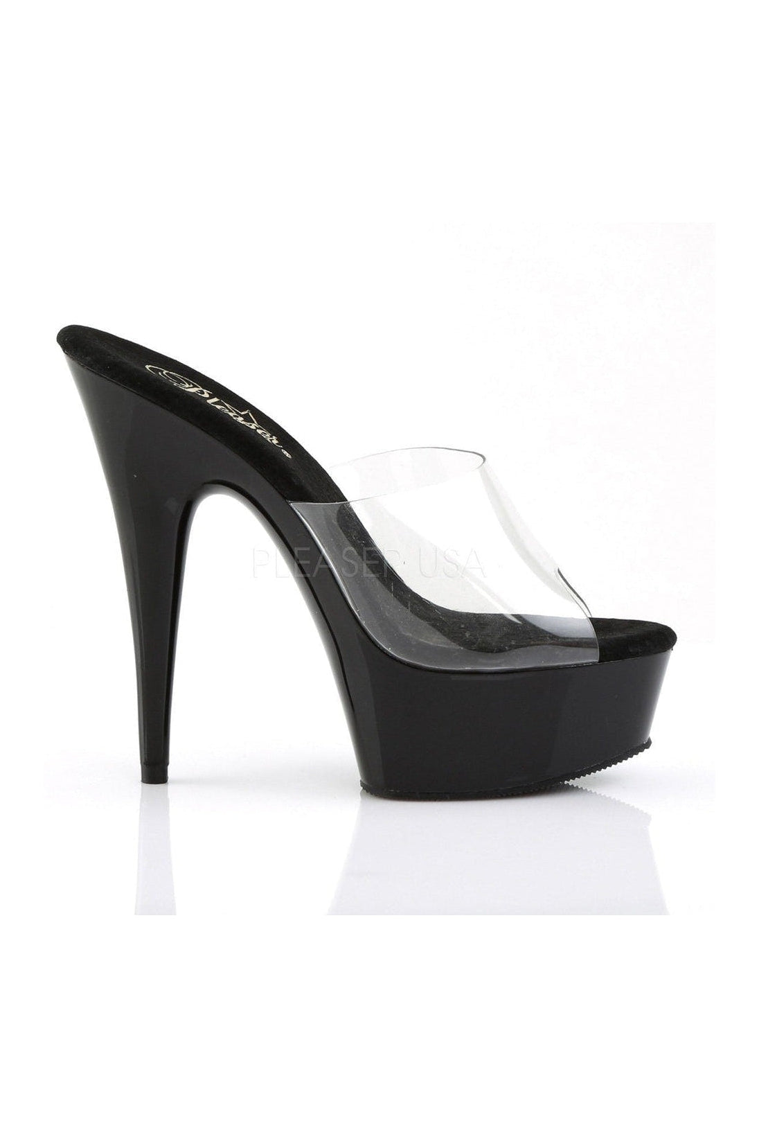 Amazon.com | Sicili Square Toe Platform Block High Heels, Black Size 5 |  Pumps