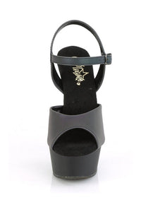 Pleaser DELIGHT-609REFL Exotic Sandal in Green Reflective