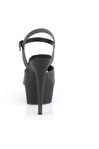 Pleaser DELIGHT-609REFL Exotic Sandal in Green Reflective