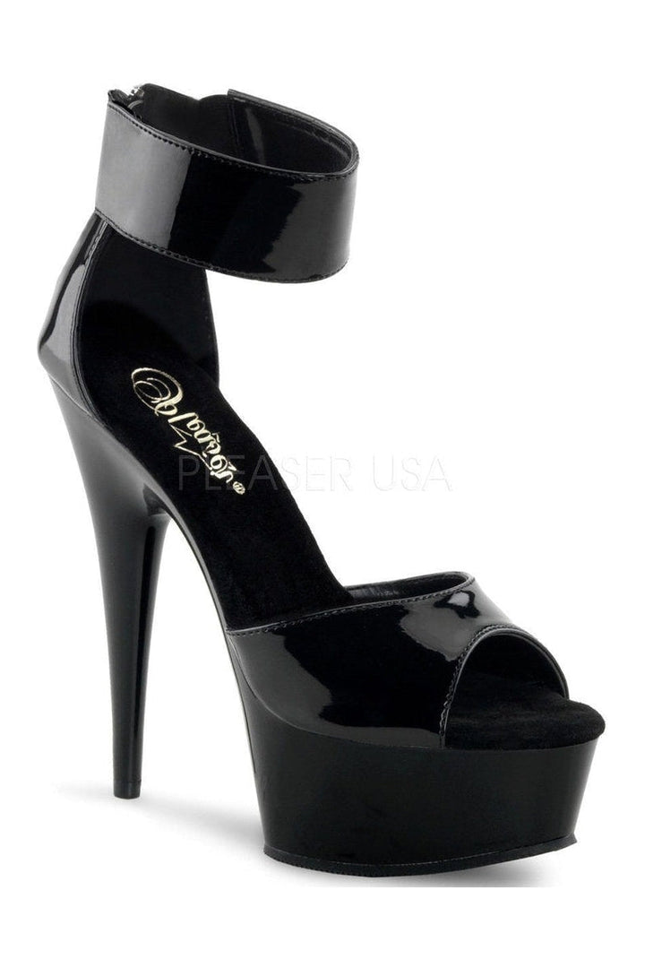 Pleaser Black Sandals Platform Stripper Shoes | Buy at Sexyshoes.com