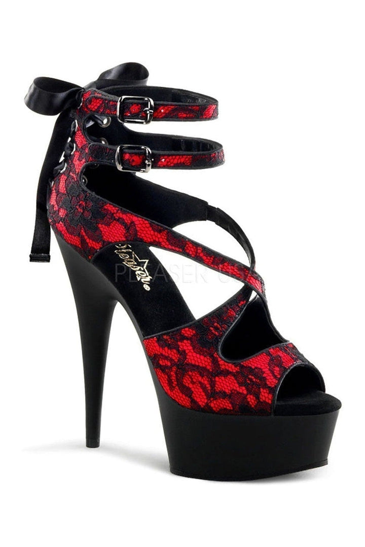 Pleaser Black Sandals Platform Stripper Shoes | Buy at Sexyshoes.com