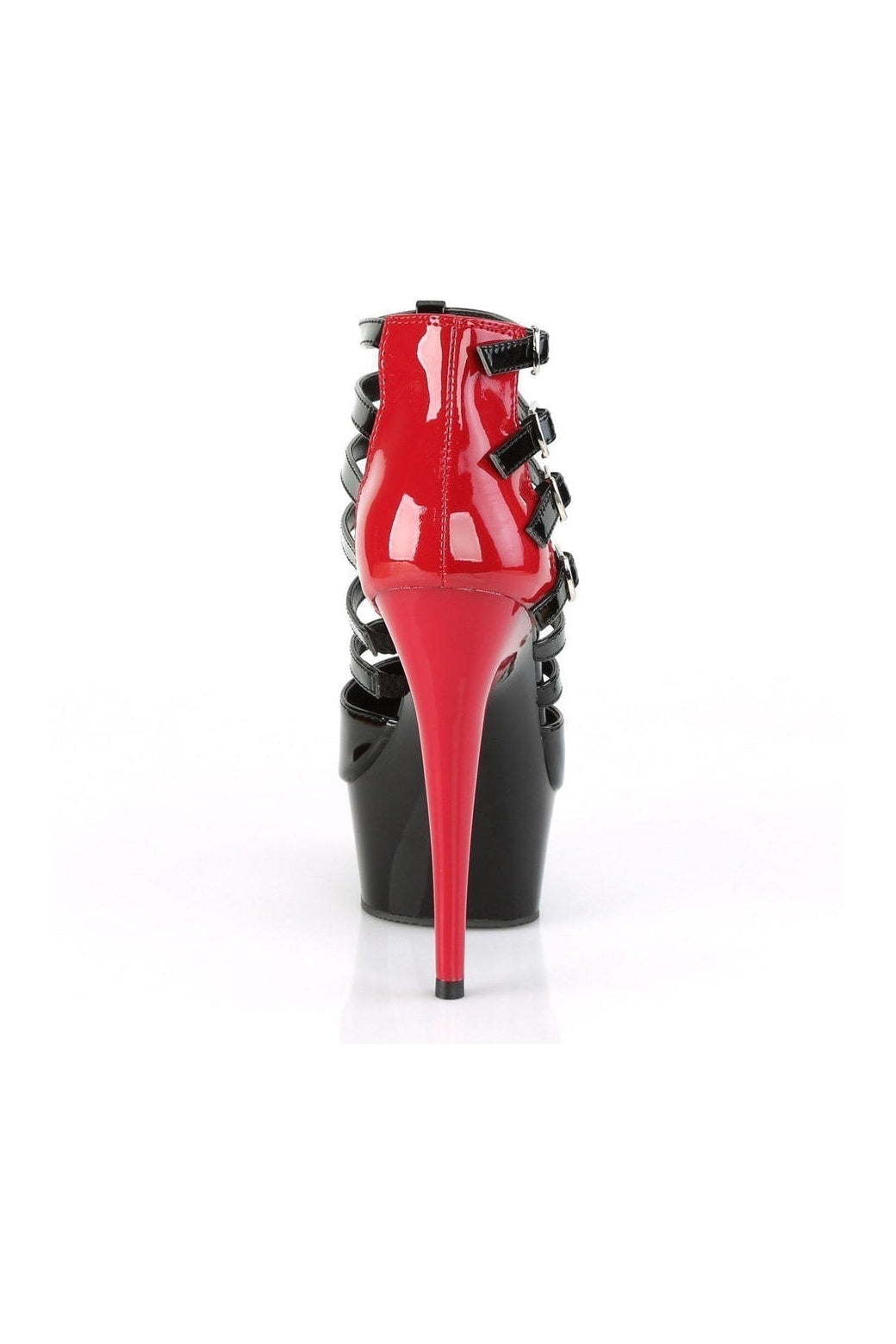 DELIGHT-695 Stripper Boot | Black Patent-Pleaser