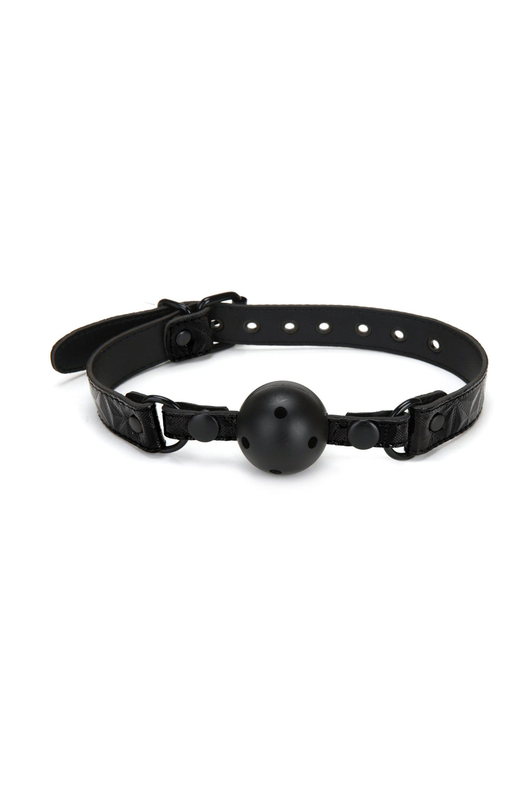 Deluxe Ball Gag-Dominatrix Accessories-Whipsmart-Black-O/S-SEXYSHOES.COM
