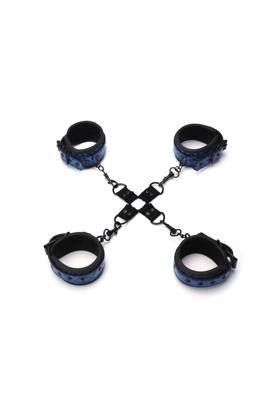 Deluxe Hog Tie-Dominatrix Accessories-Whipsmart-Blue-O/S-SEXYSHOES.COM