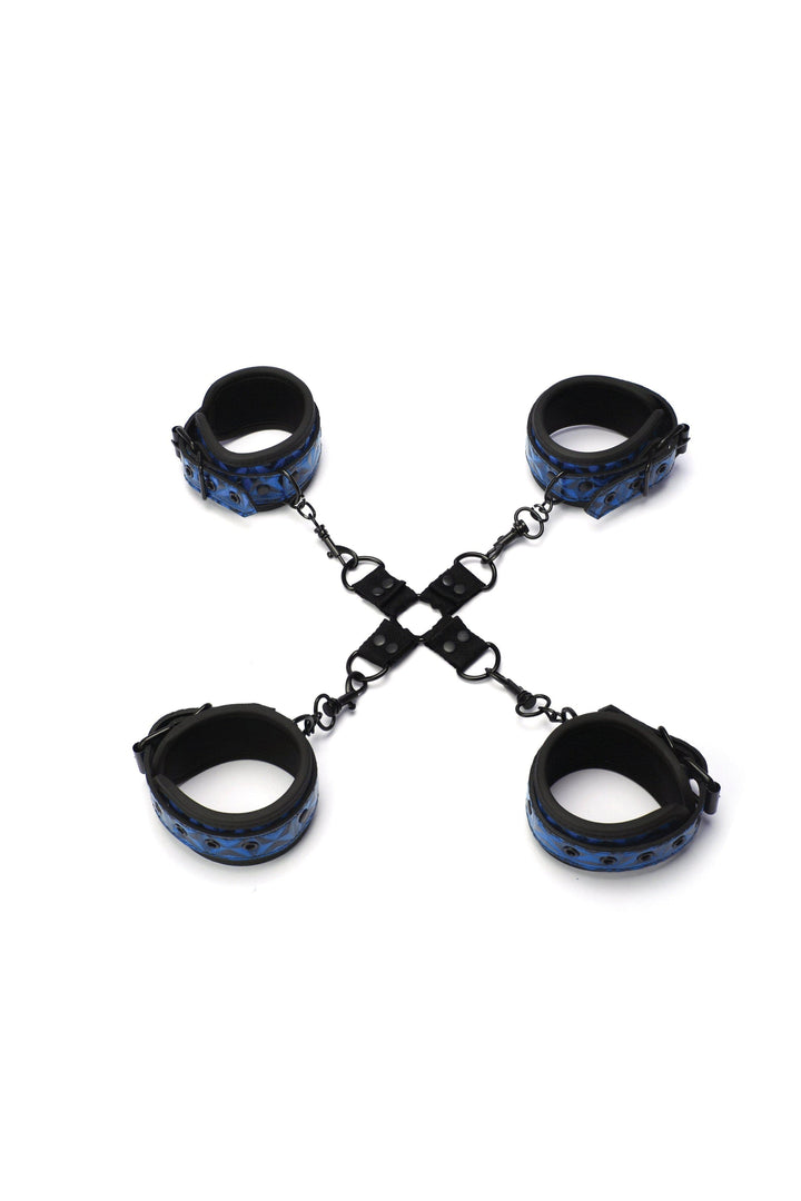 Deluxe Hog Tie-Dominatrix Accessories-Whipsmart-Blue-O/S-SEXYSHOES.COM