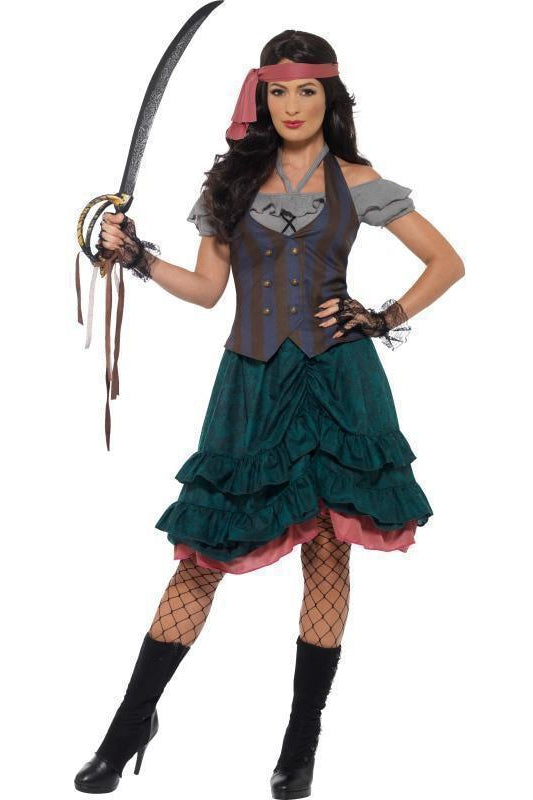 Deluxe Pirate Wench Costume | Multi-Fever-SEXYSHOES.COM