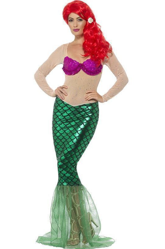 Deluxe Sexy Mermaid Costume | Green-Fever-SEXYSHOES.COM