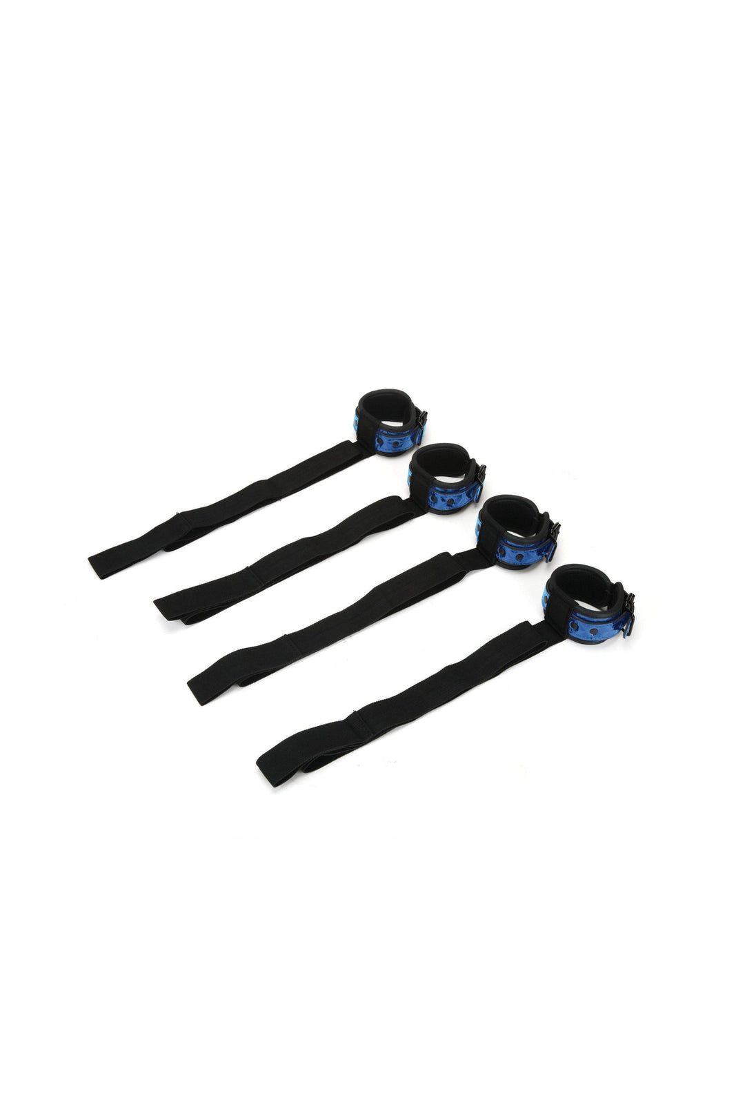 Diamond Textured Bed Ties-Dominatrix Accessories-Whipsmart-Blue-O/S-SEXYSHOES.COM