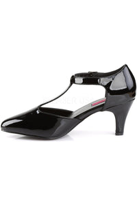 Pleaser Pink Label DIVINE-415 Pump in Black Patent