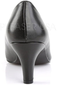 Pleaser Pink Label DIVINE-420 Pump in Black Faux Leather