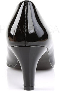 Pleaser Pink Label DIVINE-420 Pump in Black Patent